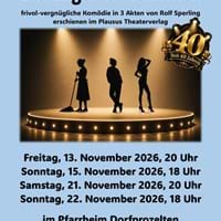 Kartenvorverkauf für die Theaterabende der KJG